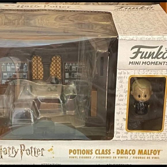 Set of 3: HP Prof Slughorn CHASE + Prof Snape & Draco-Funko Mini Moments class - Picture 6 of 15